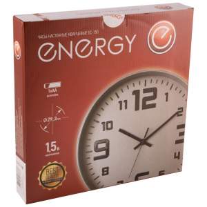 «Часы настенные ENERGY ЕС-150 круглые белые» - фото 1
