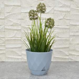«Горшок цветочный Laurel D145мм 1,3л с поддоном (серый)» - фото 2
