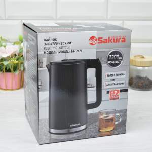 «Чайник электрический 1,7л Sakura SA-2174W дисковый (белый)» - фото 2