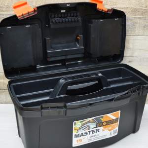 «Ящик для инструментов Master 19" чёрный/оранжевый» - фото 2