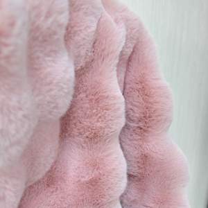 «Коврик меховой фактурный 50*80см, полиэстер, розовый» - фото 4